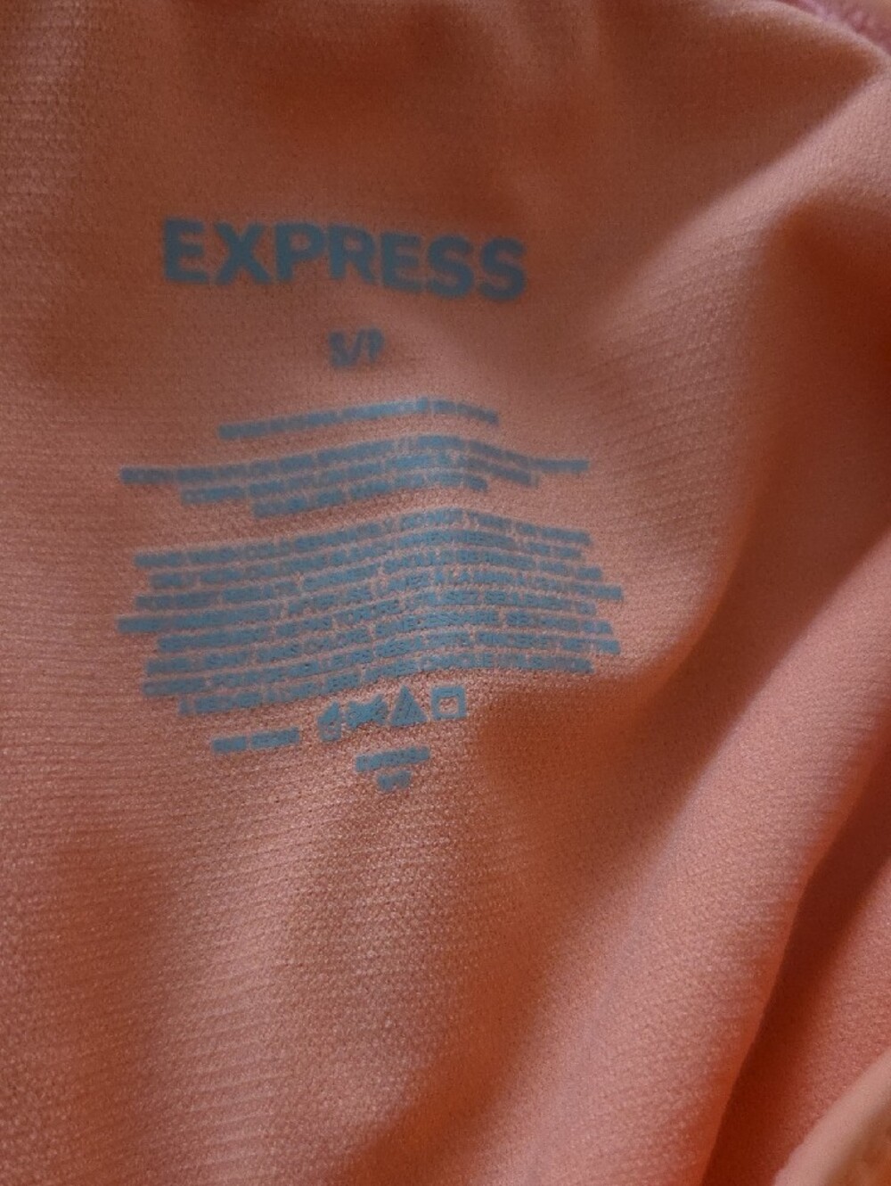 Express Coral Ruffle Bikini Set - Picture 9 of 9
